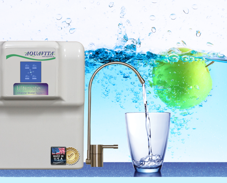 Alkaline hydrogen water under counter